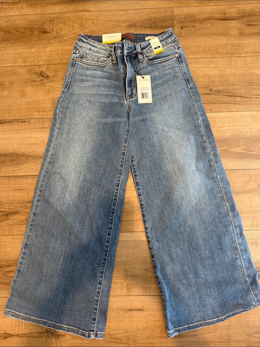 Judy Blue Light Blue High-Rise Wide Leg Jeans